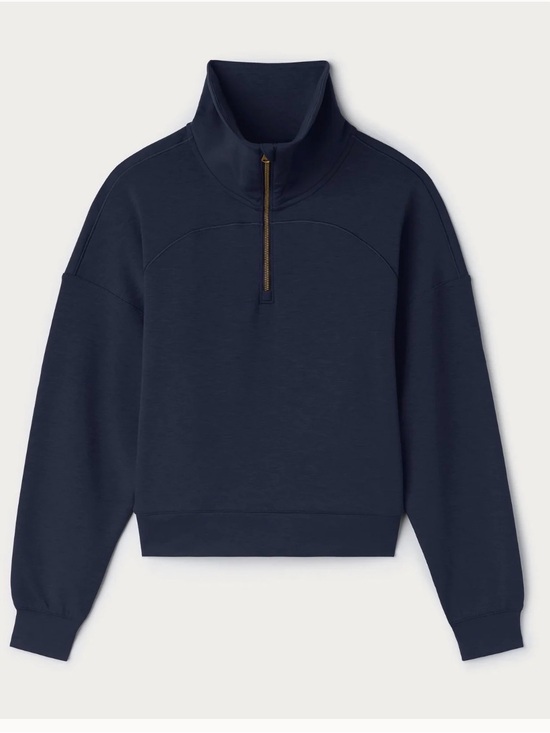 RHONE Tops - Rhone Dreamglow 1/2 Zip Pullover Sweatshirt in Navy Blue Size Small nwot